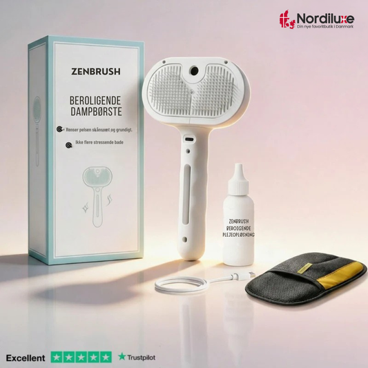 ZenBrush™ | Rolig og skånsom pelspleje uden badestress
