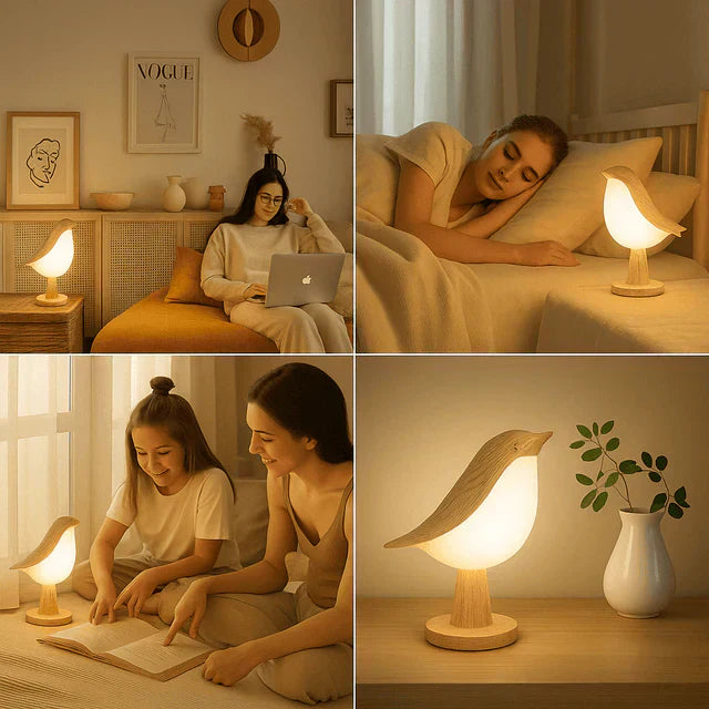 LumiBird™ | Den beroligende lampe der bringer naturens ro ind i dit hjem