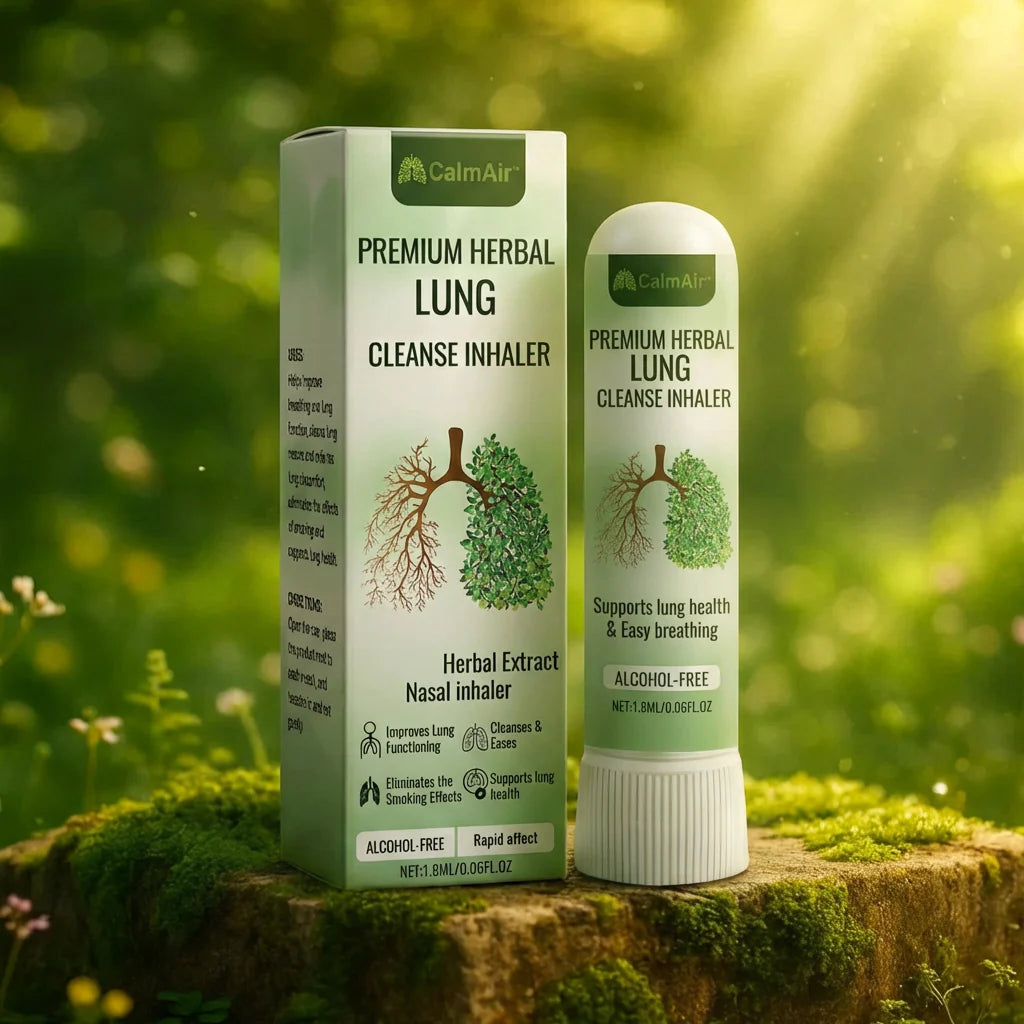 CalmAir™ | Lungedetox Inhalator - Træk vejret frit på kun 15 minutter!