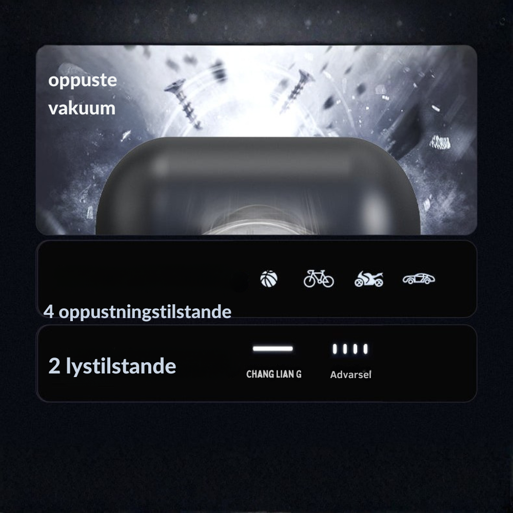 AutoVac™ Pro | Én kompakt løsning til en ren, sikker og klar bil