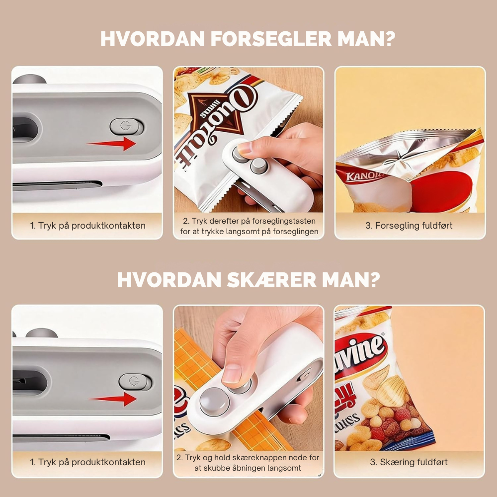 QuickSeal™ | Bevar friskheden i hver eneste pose