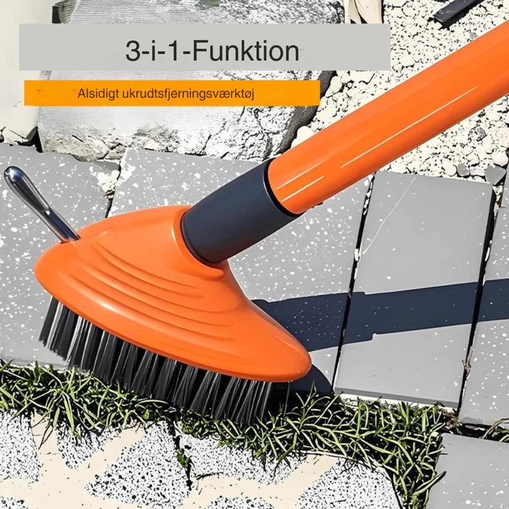 TerraBrush™ | Få terrasse og fuger til at se rene ud igen