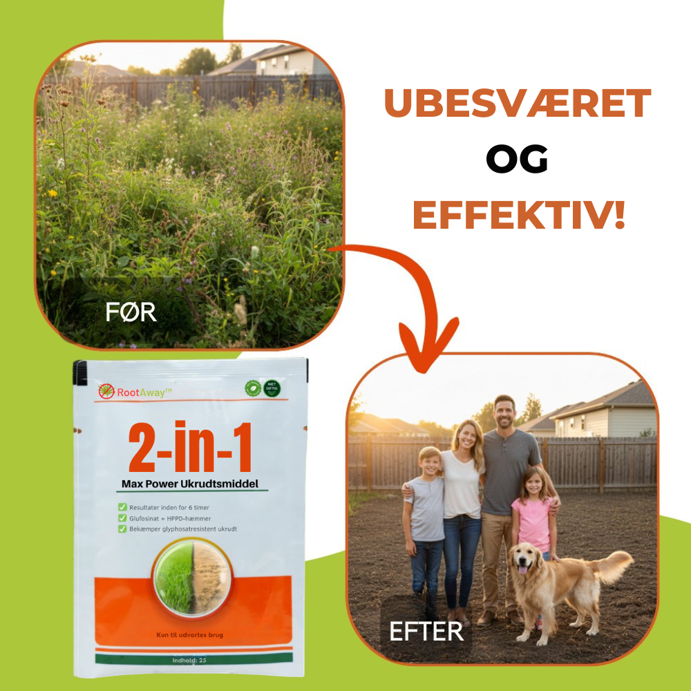 RootAway™ | Få rene udearealer uden evig kamp