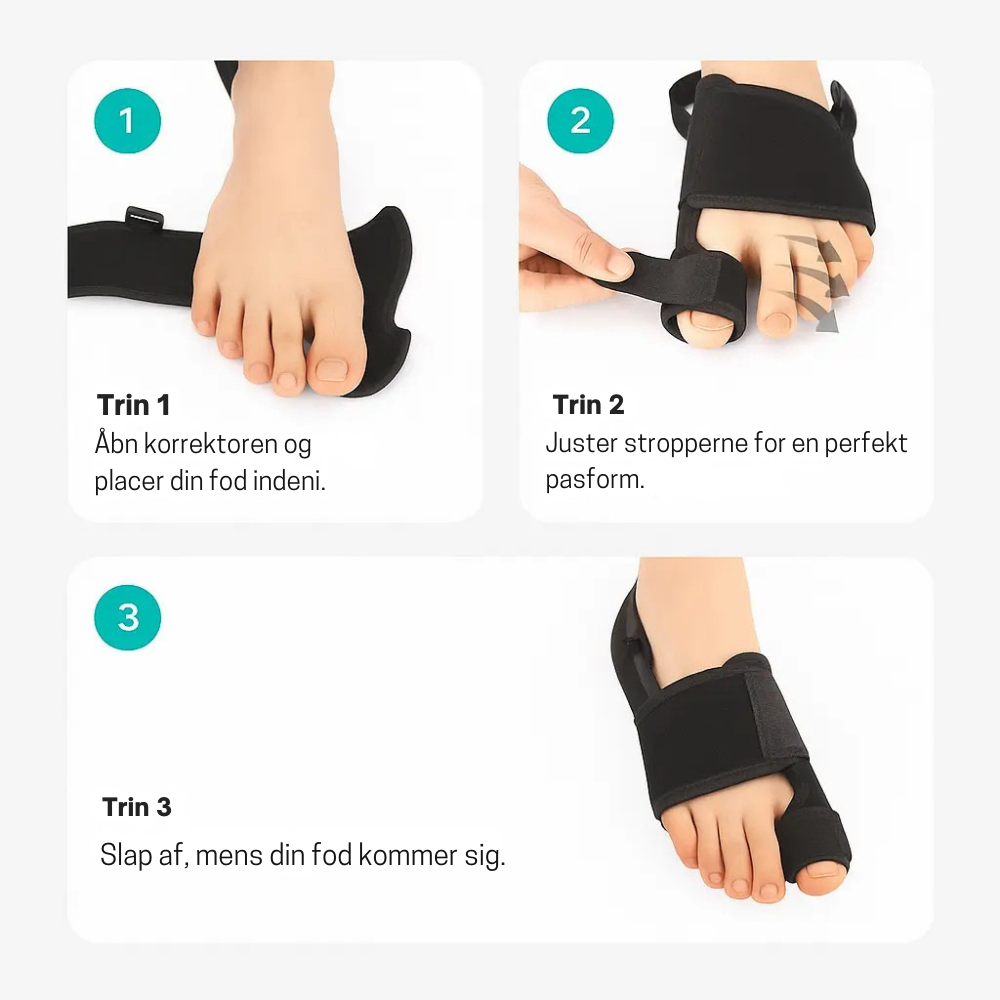 ToeAlign™ | Genskab fodens naturlige balance uden indgreb
