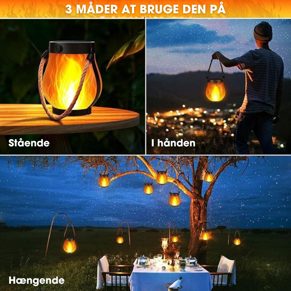 CozyFlame™ | Lanterne med realistisk flammeeffekt