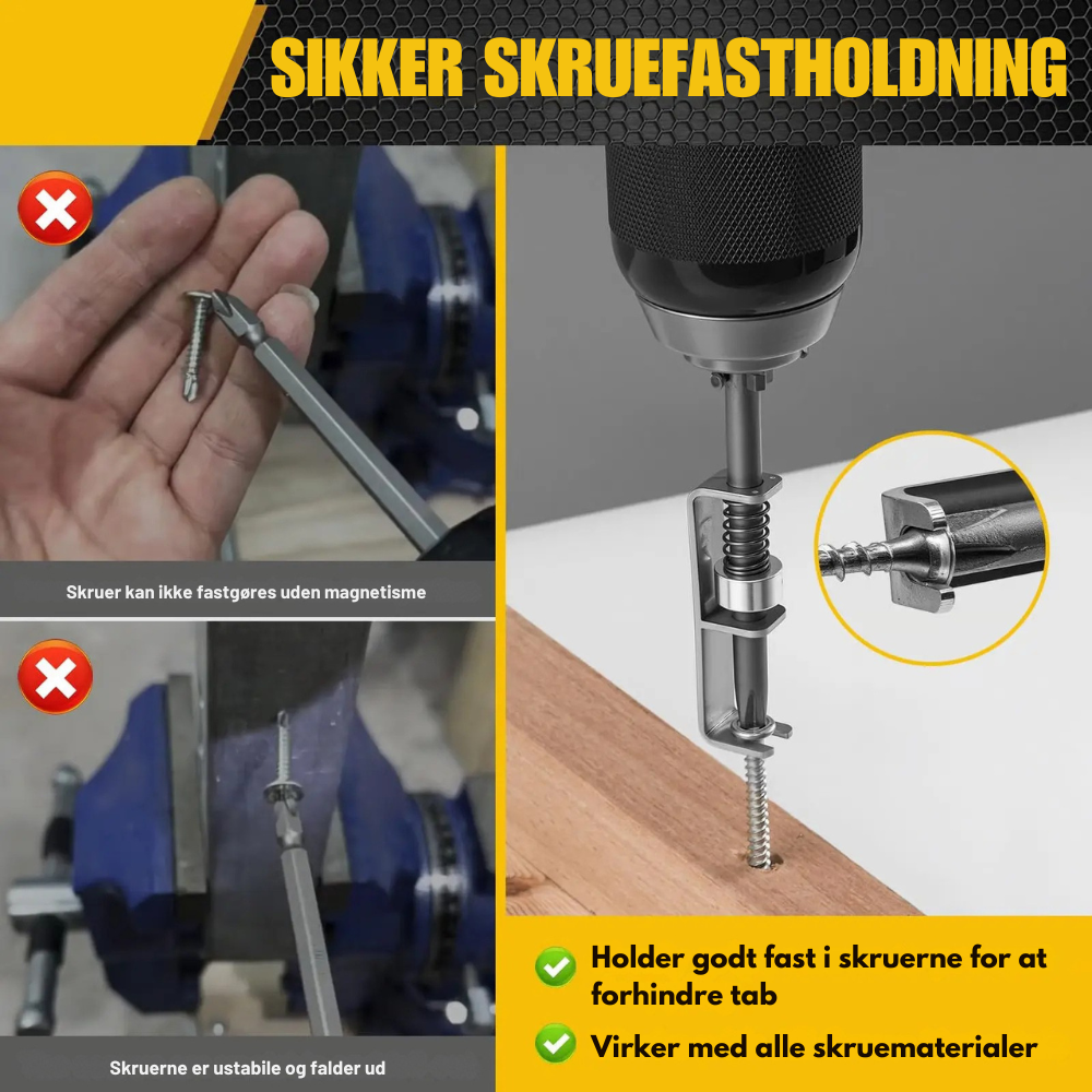 ProMount™ | Den smarte hjælper der holder skruen for dig