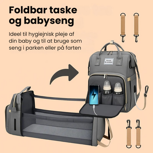 BabyBuddy™ | Vom Wickeltasche zum Kinderbett im Handumdrehen