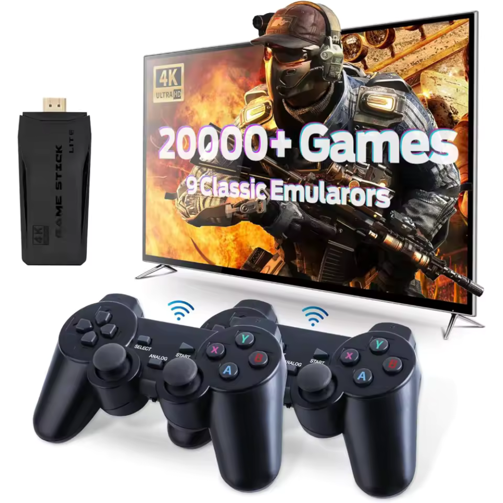 RetroGames™ Stick | Oplev nostalgi med de bedste 20.000 klassiske spil