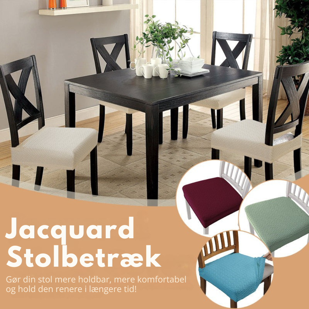 ChairCover™ | Vandtæt betræk der forvandler dine spisestuestole