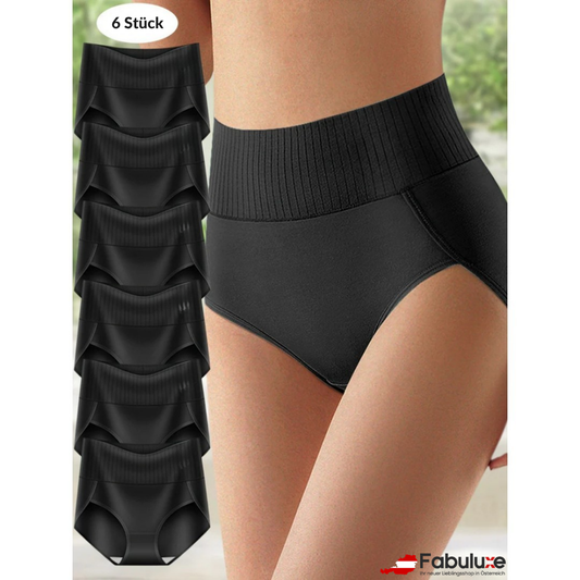 Velisse™ | 6er-Pack atmungsaktive und bequeme High-Waist-Unterhosen mit Bauchunterstützung