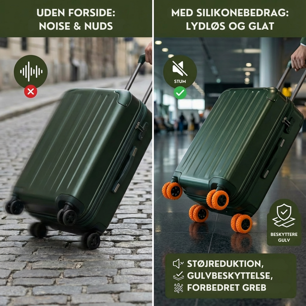 WheelGuards™ | Beskyt dine kufferthjul og rejs mere roligt