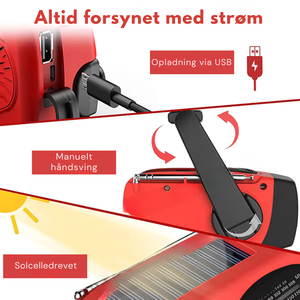 EmergencyRadio™ | Hold forbindelsen, selv i nød!