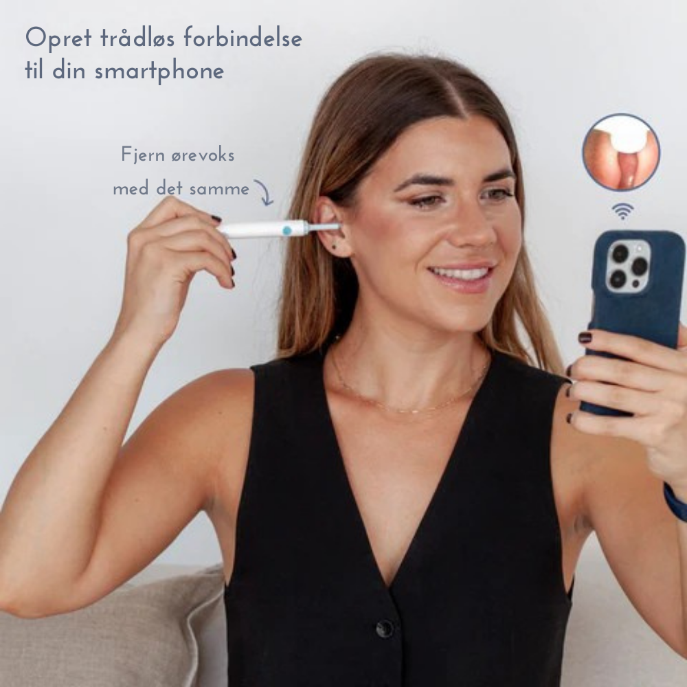 EarPure™ | Rens dine ører sikkert og præcist – uden vatpinde eller risiko