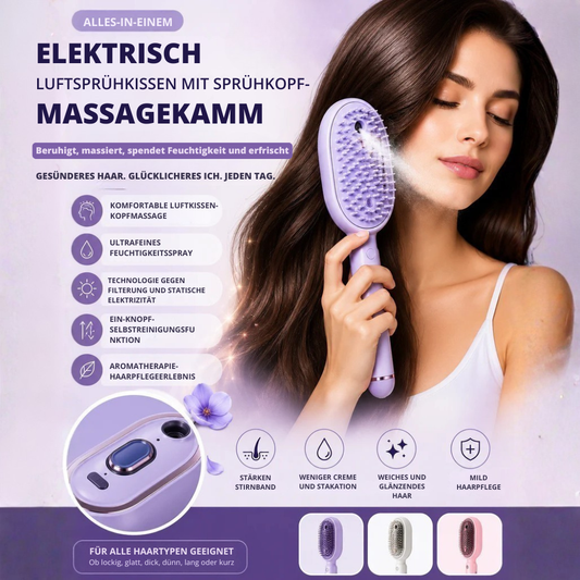 SilkBrush™ | Für glatteres, weniger krauses Haar – ohne Ziehen, Reiben oder Kämpfen mit der Bürste