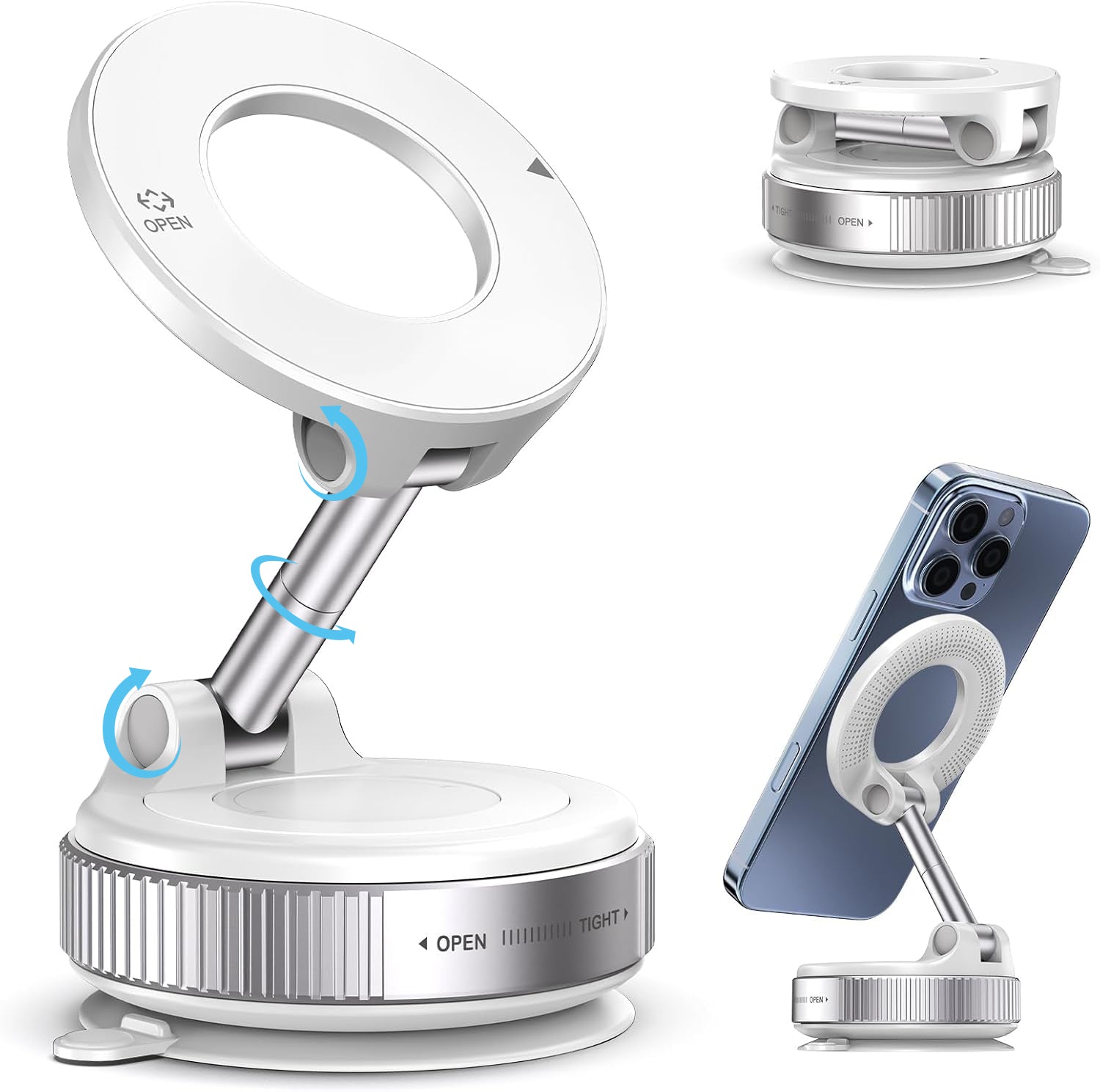 MagLock™ 360° | Sammenklappelig Magnet-Håndholdt Holder