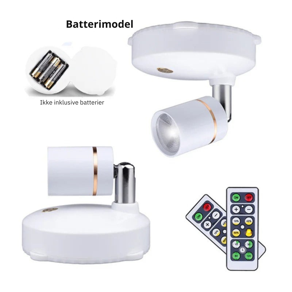 SereniLight™ | Trådløs LED-spotlight for mere atmosfære i hjemmet