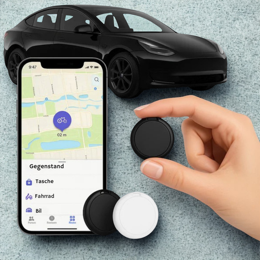 AnyTrack™ Pro | Kompakter GPS-Tracker für Autos – kein Werkzeug, keine Kabel, kein Abonnement – nur Ruhe im Kopf 24/7