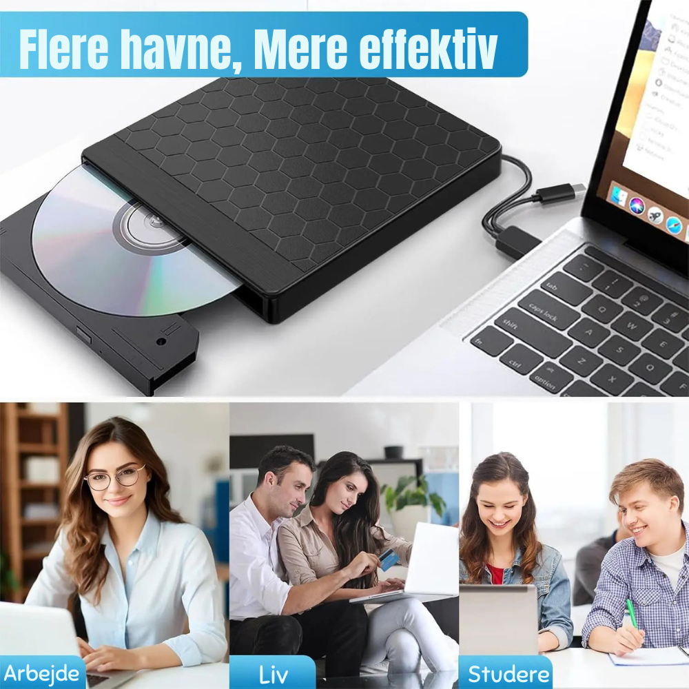 OptiDrive™ | Giv dine gamle medier nyt liv – nemt og uden besvær