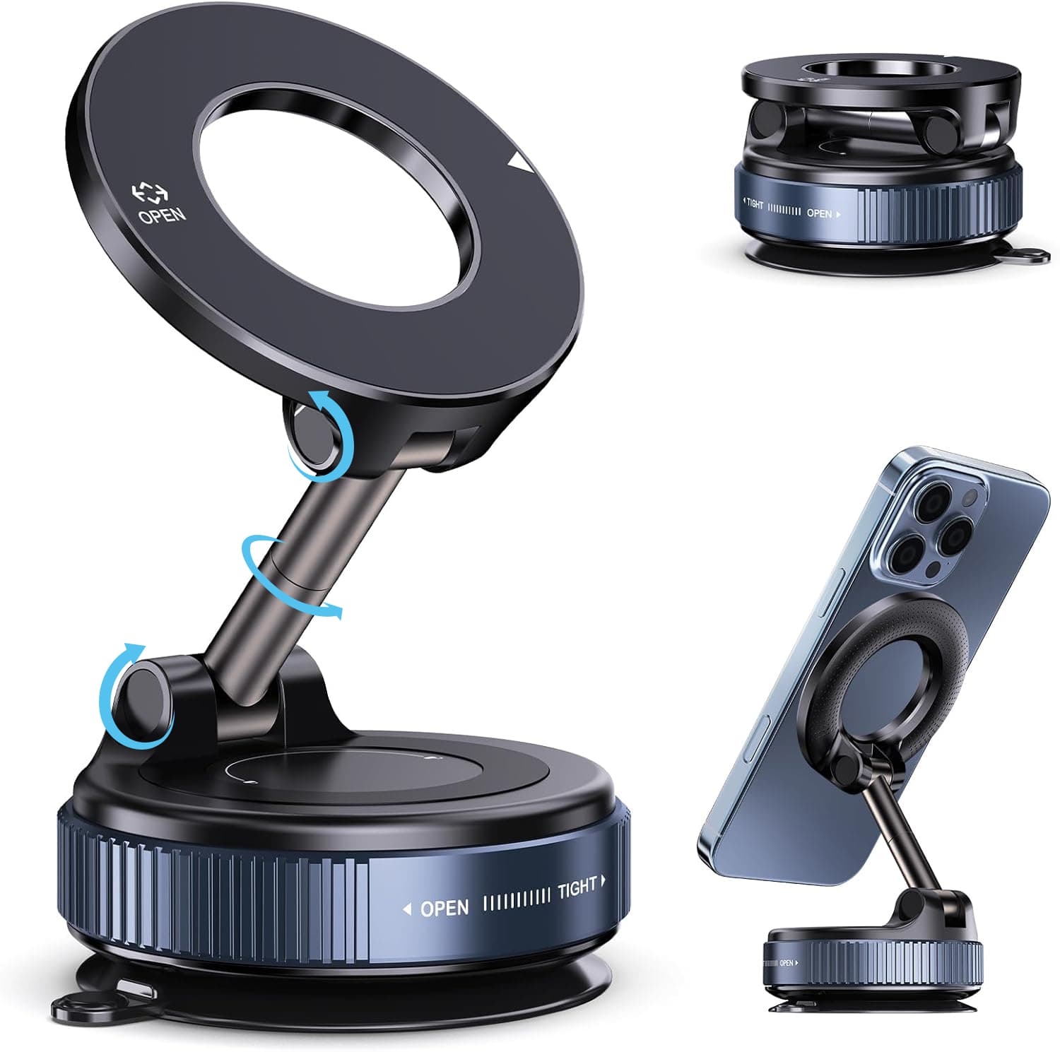MagLock™ 360° | Sammenklappelig Magnet-Håndholdt Holder