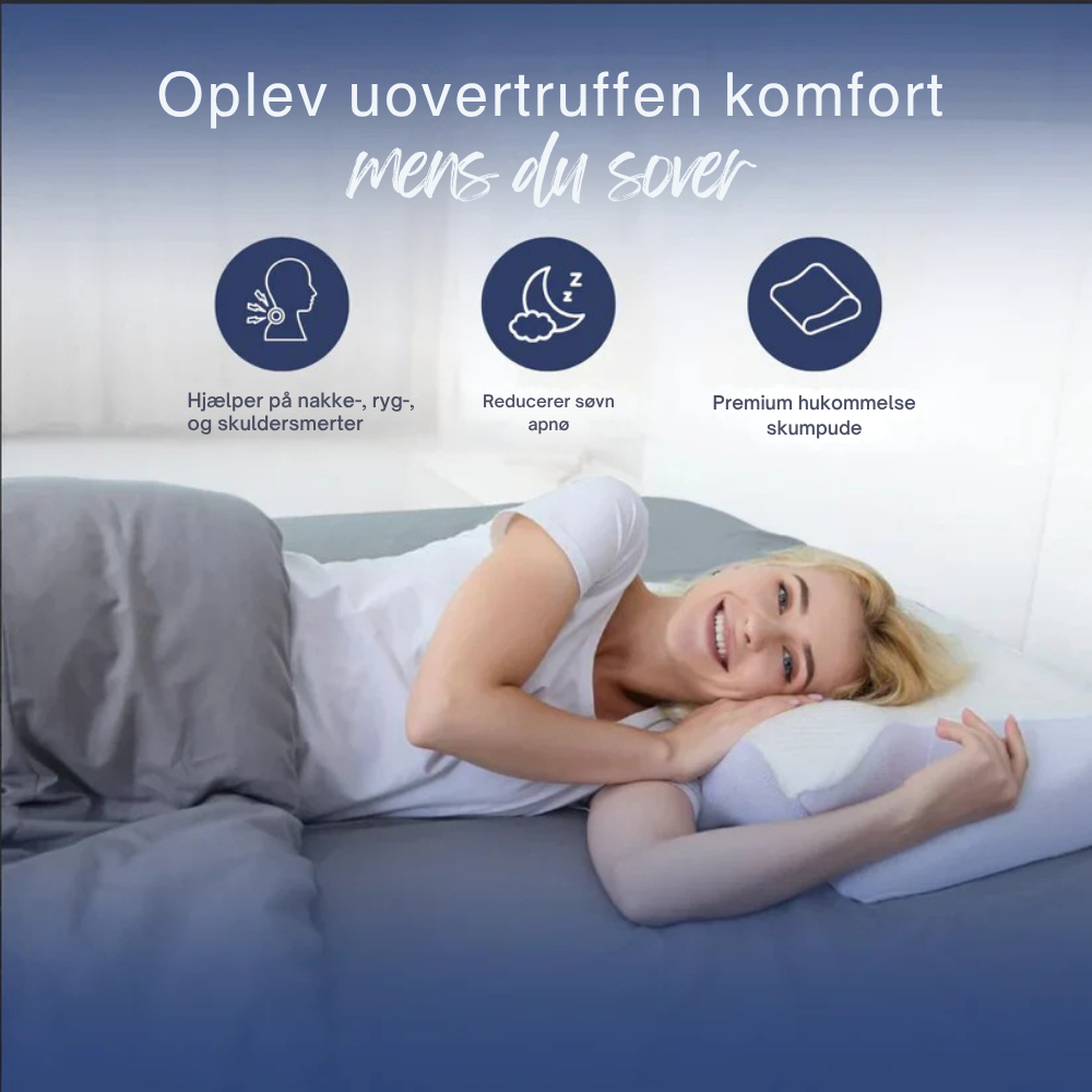 ErgoPillow™ | Vågn udhvilet efter roligere og dybere søvn
