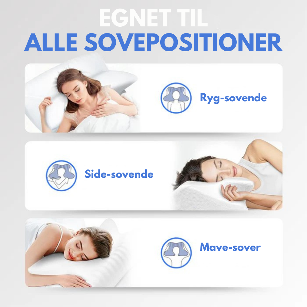 ErgoPillow™ | Få den støtte din nakke har manglet hver nat