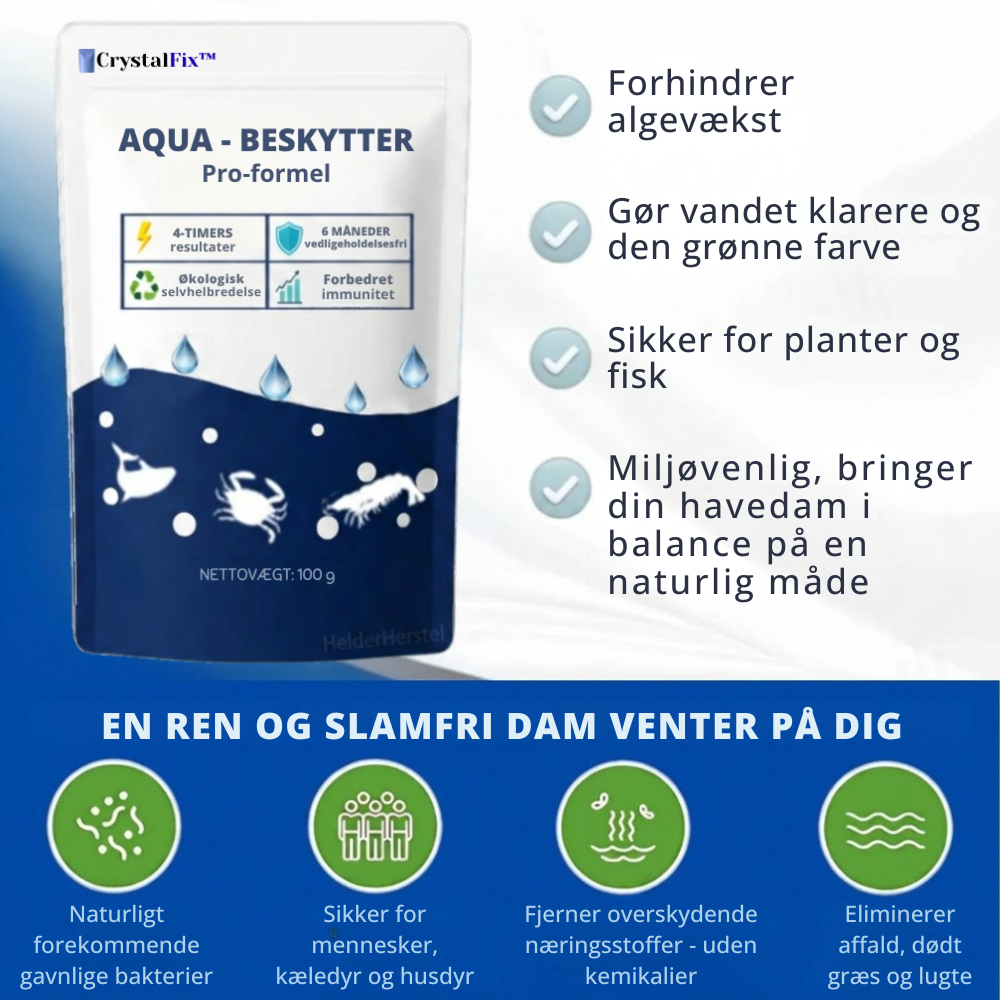 CrystalFix™ | Fra grønt og grumset til krystalklart