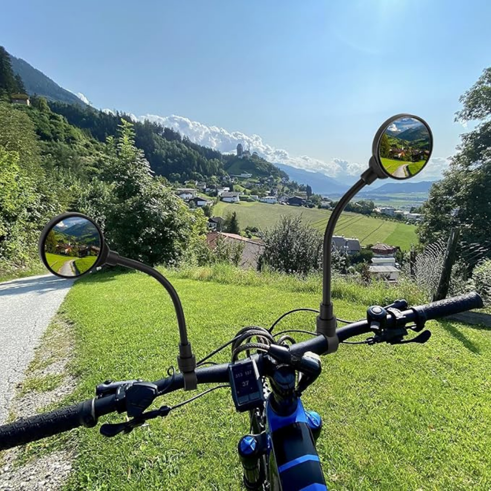 BikeMirror™ | Se hvad der sker bag dig uden at miste fokus fremad