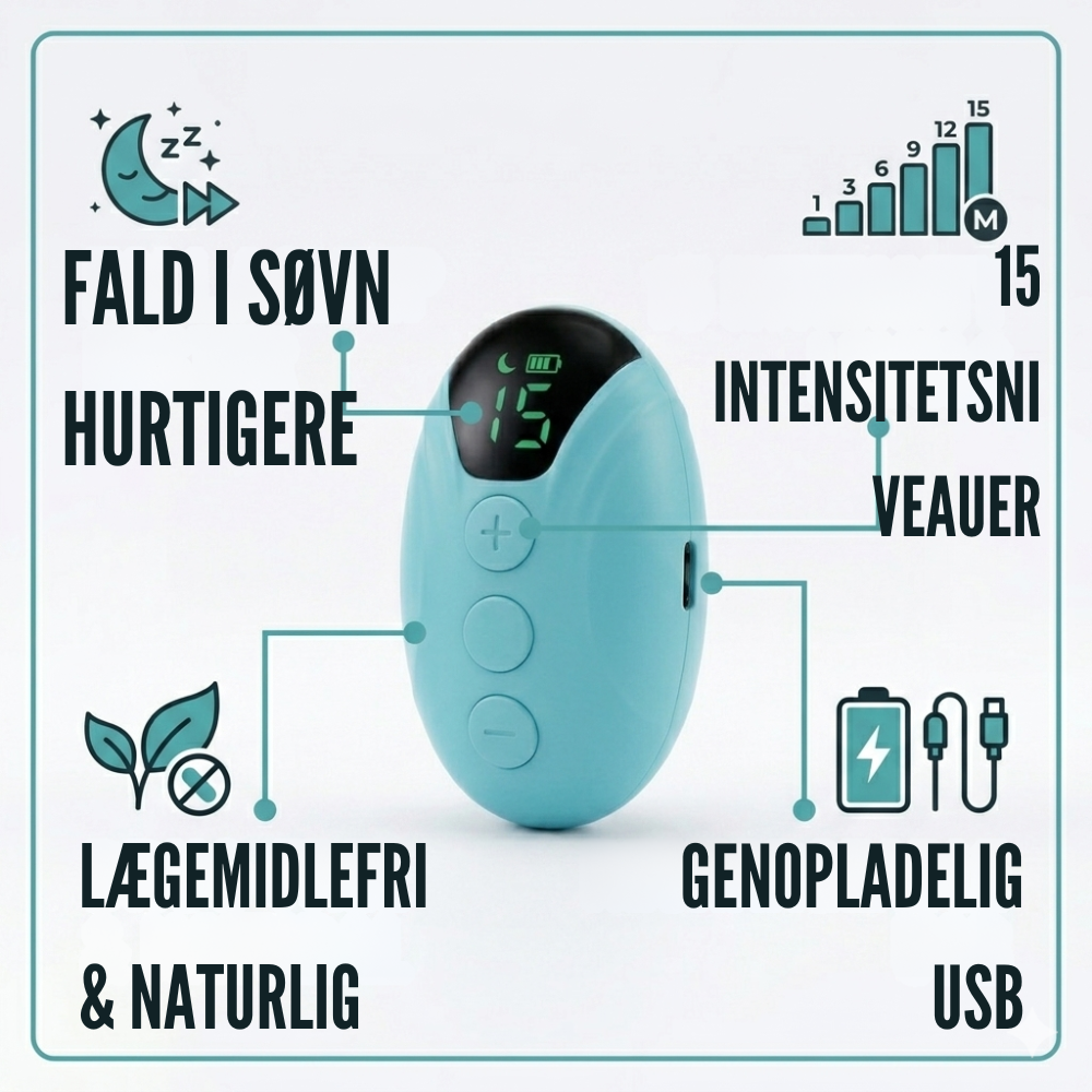 CalmPulse™ | Fald lettere i søvn uden piller