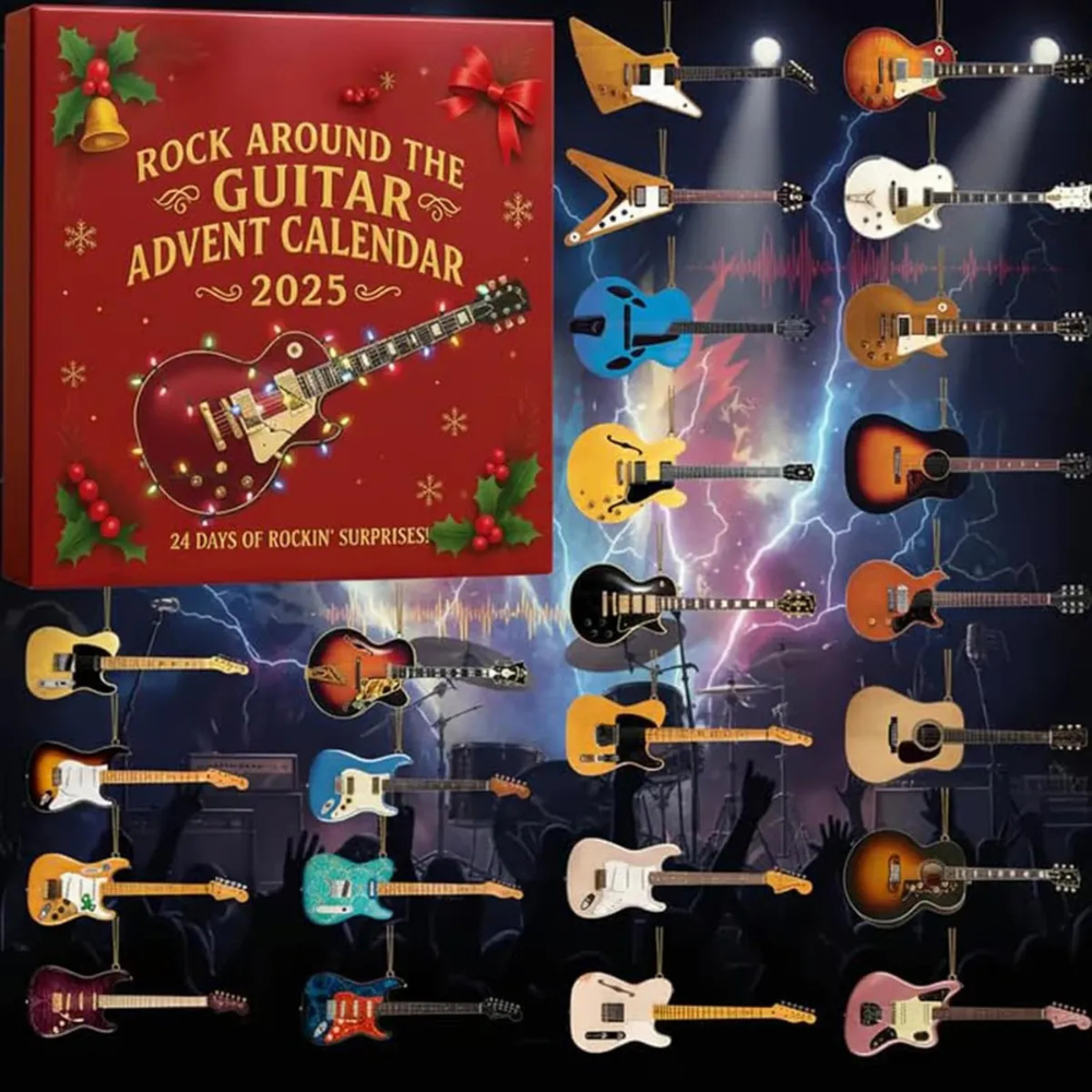 JingleStrings™ | Skab julestemning med 24 miniatureguitarer