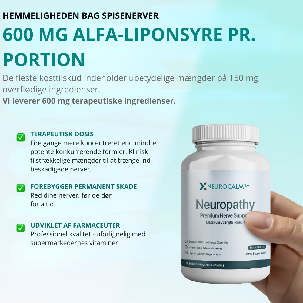NeuroCalm™ | Målrettet støtte til rolige nerver
