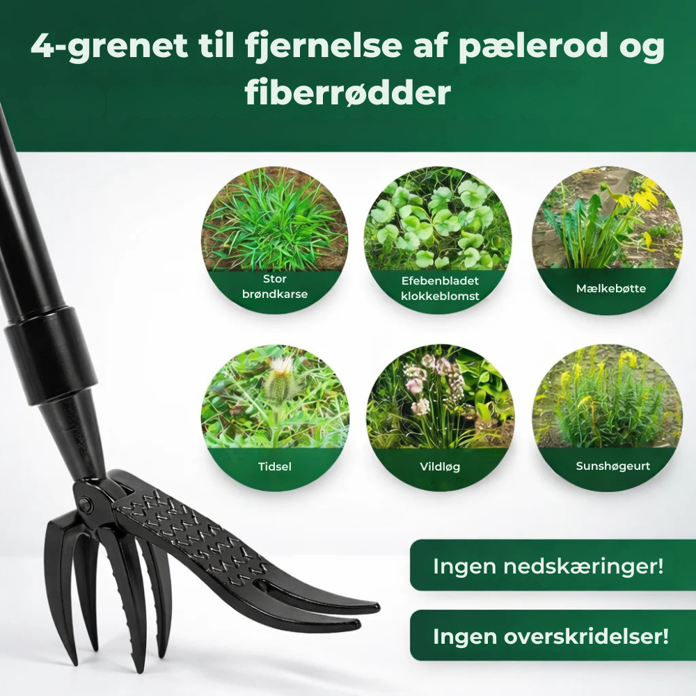 FloraFixer™ | Fjern ukrudt nemmere uden at bukke dig