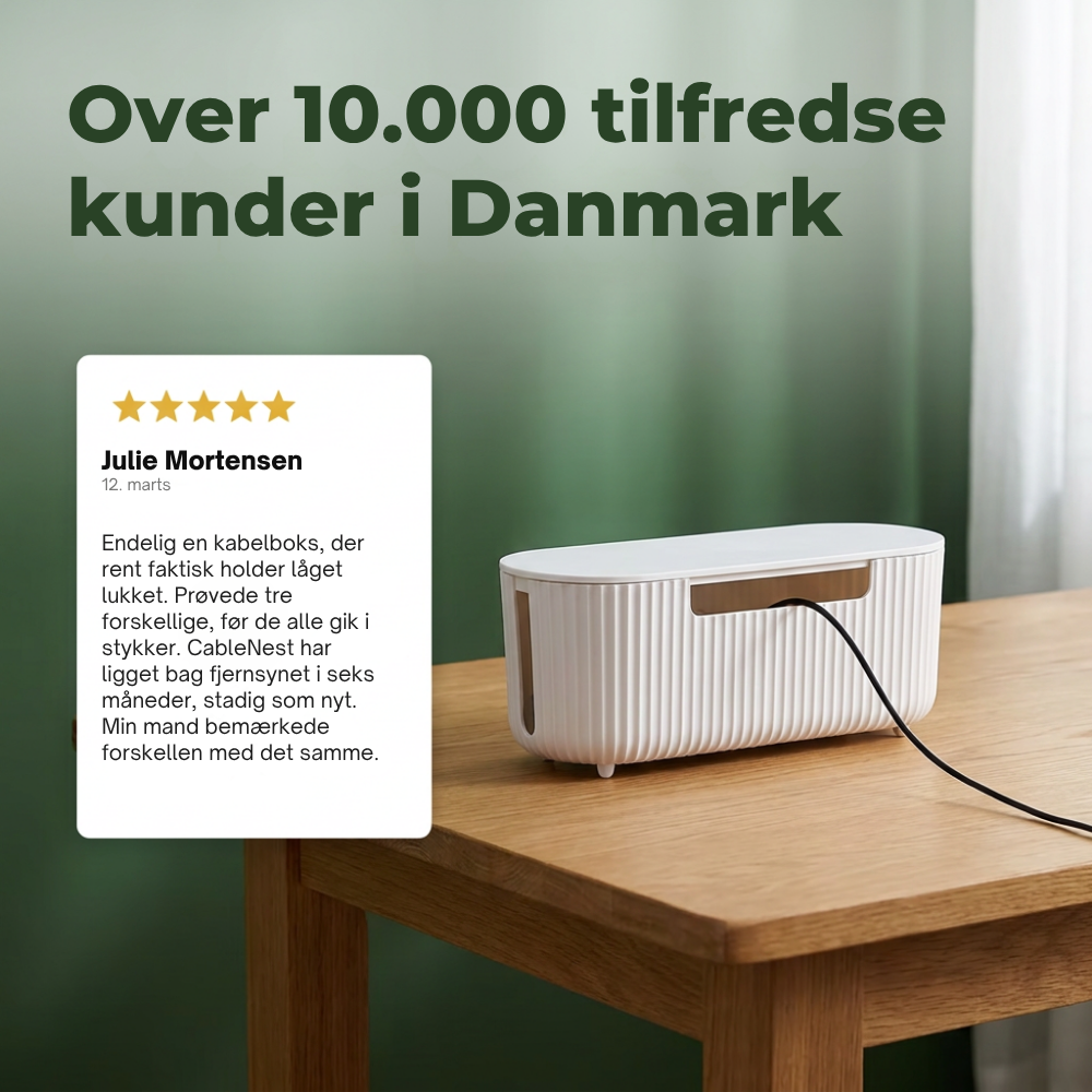 CableNest™ | Skjul ledningskaos uden at ofre stilen