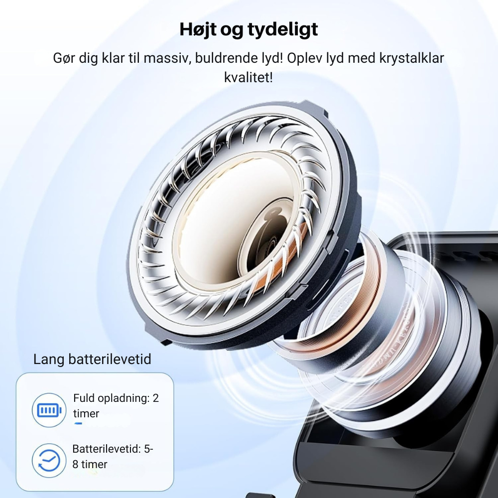 SnapSound™ | Få stærkere lyd fra din telefon med det samme