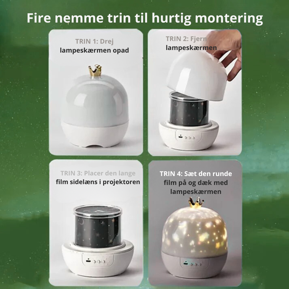 StarryDream™ | Giv dit barn rolig søvn under en magisk stjernehimmel