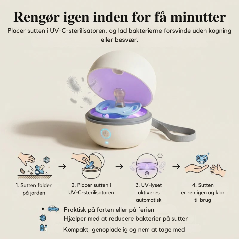 BabyClean™ | Ren sut og mere ro på farten