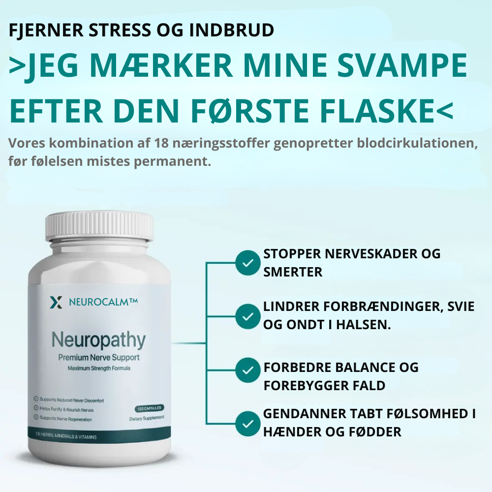 NeuroCalm™ | Målrettet støtte til rolige nerver