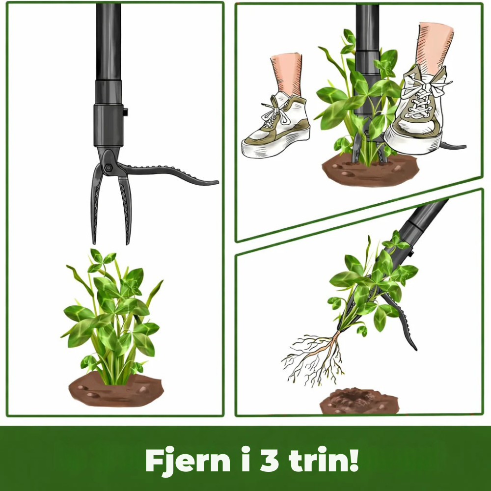 FloraFixer™ | Fjern ukrudt nemmere uden at bukke dig
