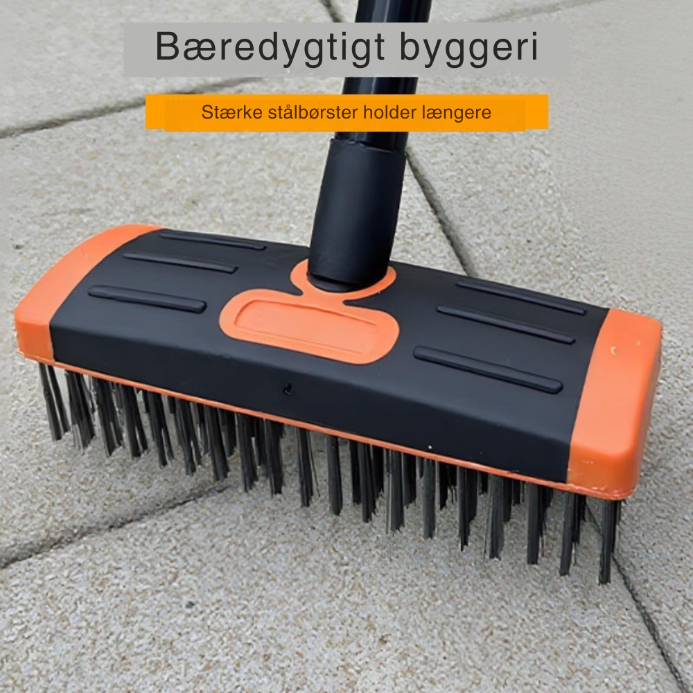 TerraBrush™ | Få terrasse og fuger til at se rene ud igen