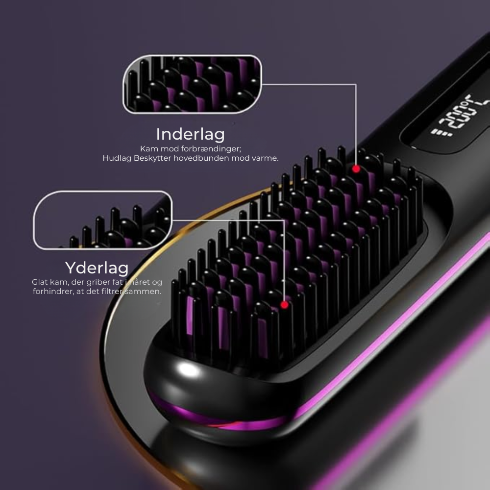HeatBrush™ | Kort hår med volumen på få minutter
