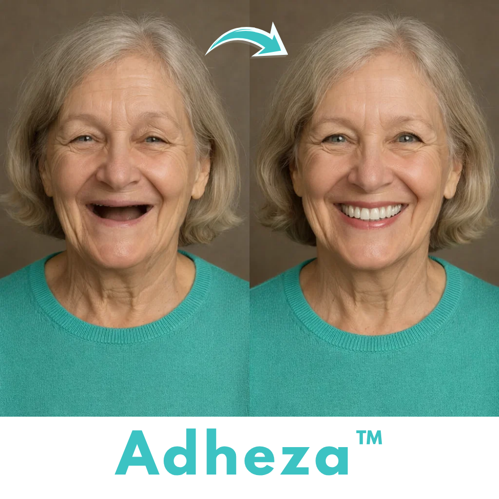 Adheza™ | Få mere tryghed med proteser der sidder fast