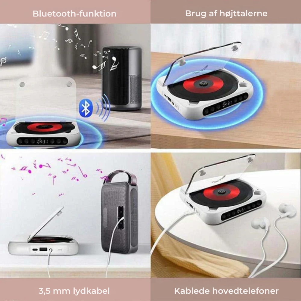 PureSound™ CD Player | Hør dine gamle CD'er igen