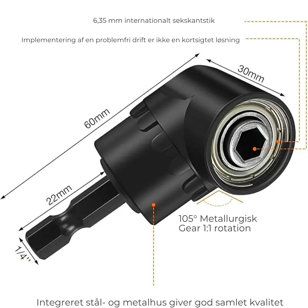 AngleDrive™ Pro | Smarte vinkler der giver dig frihed til hvert eneste projekt