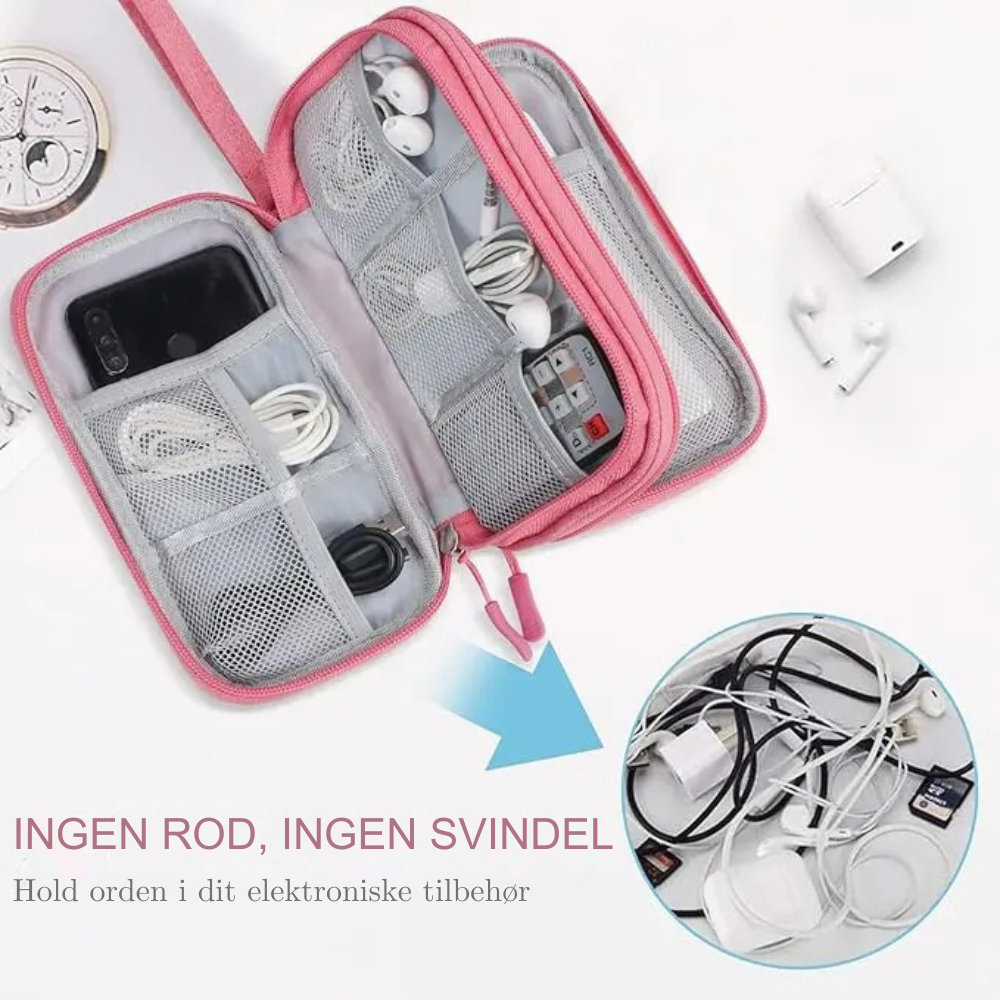 PackSmart™ | Kompakt organizer der samler dit tech-udstyr ét sted