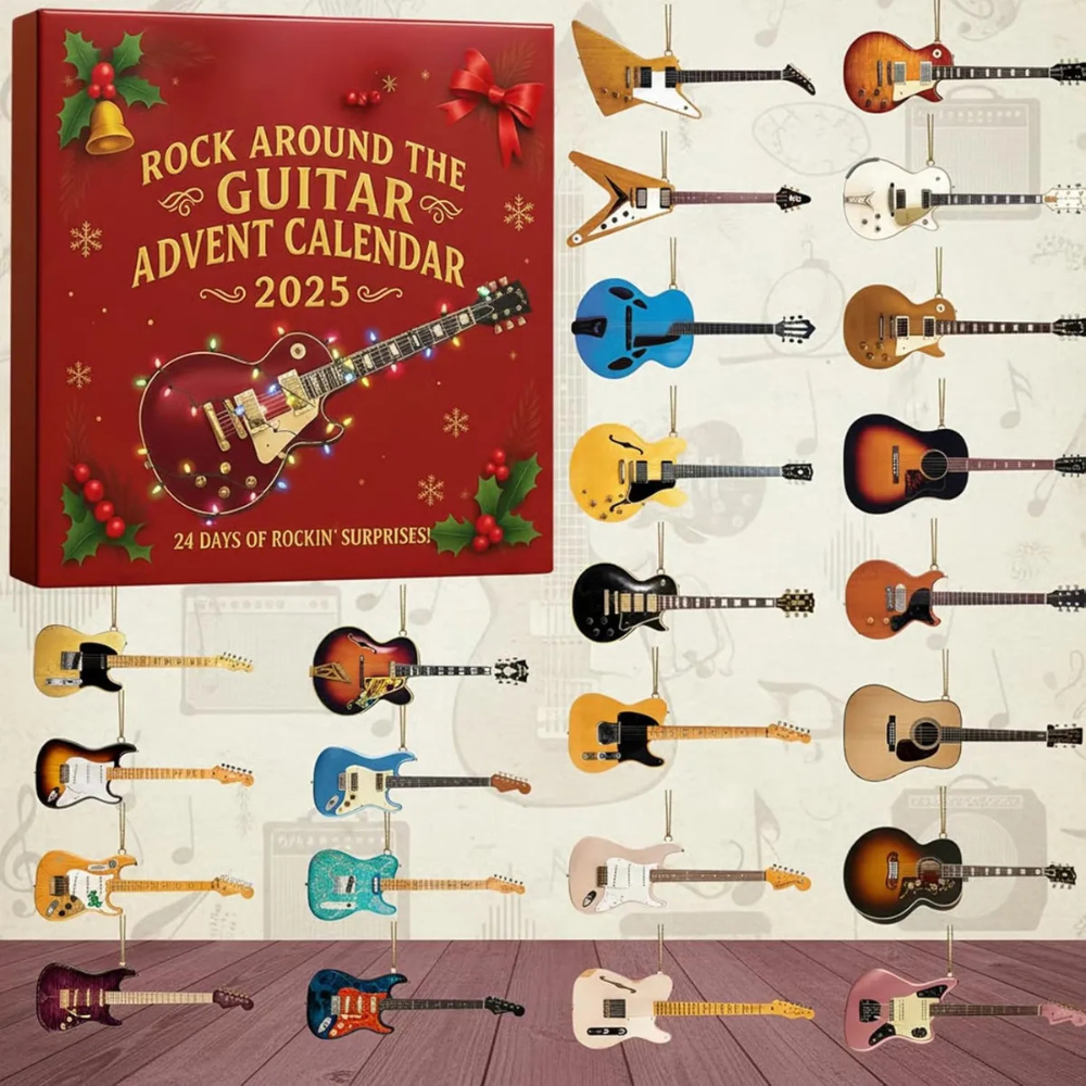 JingleStrings™ | Skab julestemning med 24 miniatureguitarer