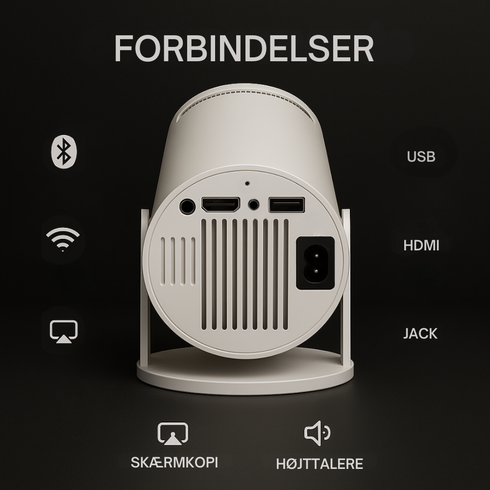 CineBeam™ – Forvandl enhver væg til et ægte biografskærm