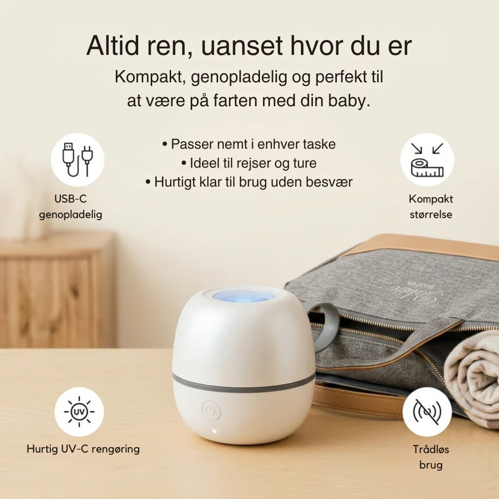 BabyClean™ | Ren sut og mere ro på farten