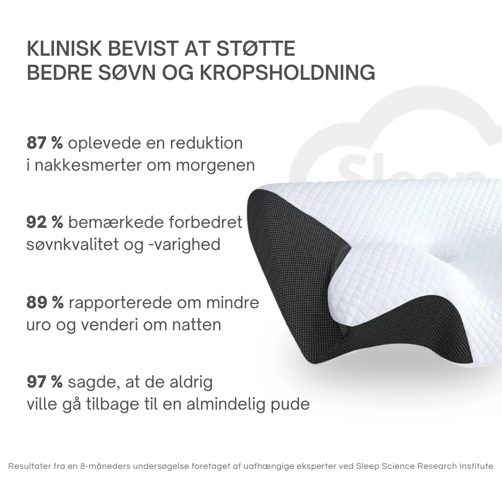 ErgoPillow™ | Vågn udhvilet efter roligere og dybere søvn