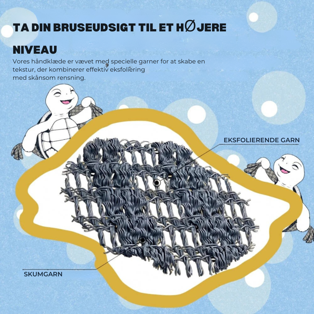 ScrubTowel™ | Få en ryg der bliver ordentligt ren