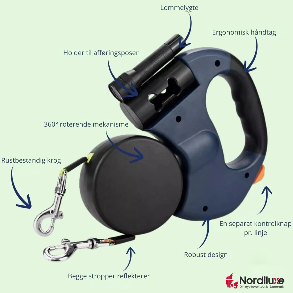 TwinWalk™ | Gå roligere med to hunde uden kaos