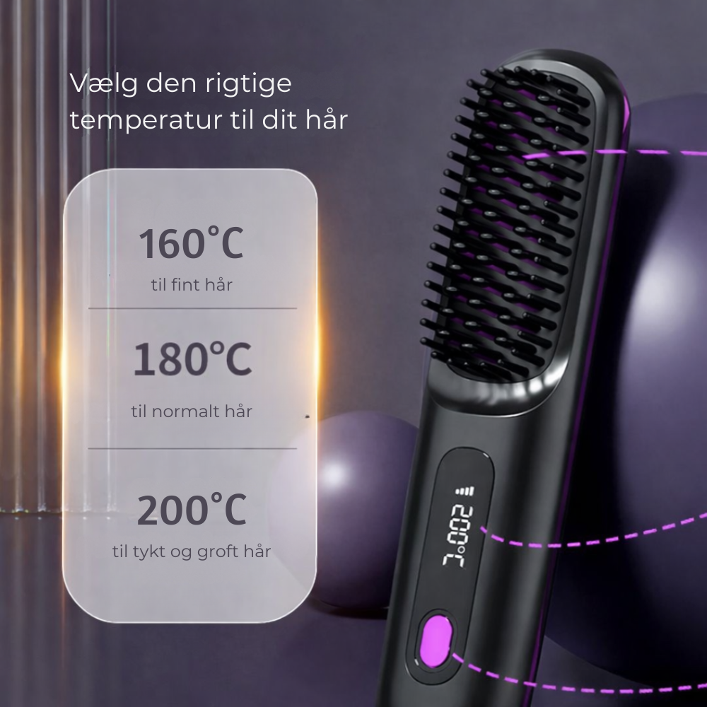HeatBrush™ | Kort hår med volumen på få minutter